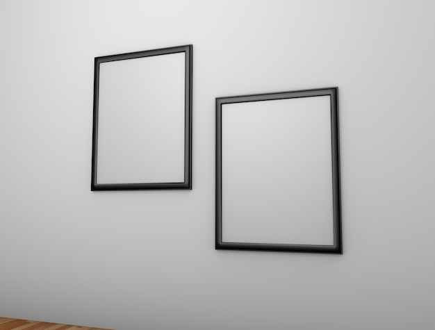 3d frame mockup