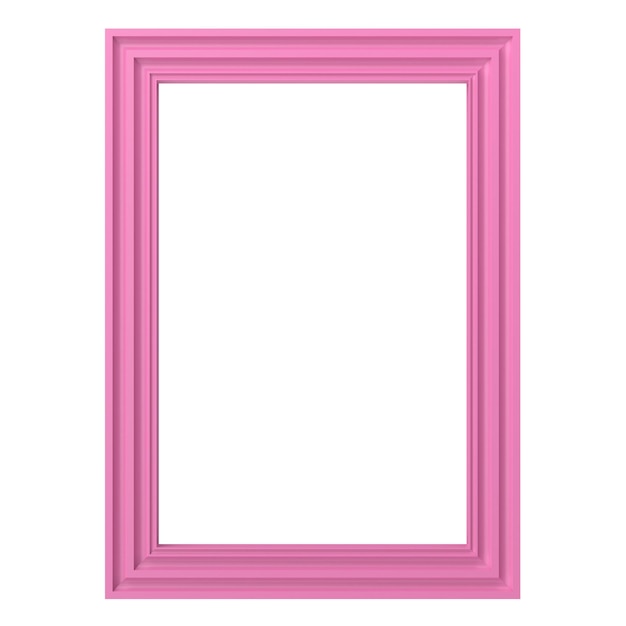 3D frame Modern frame 3D illustration