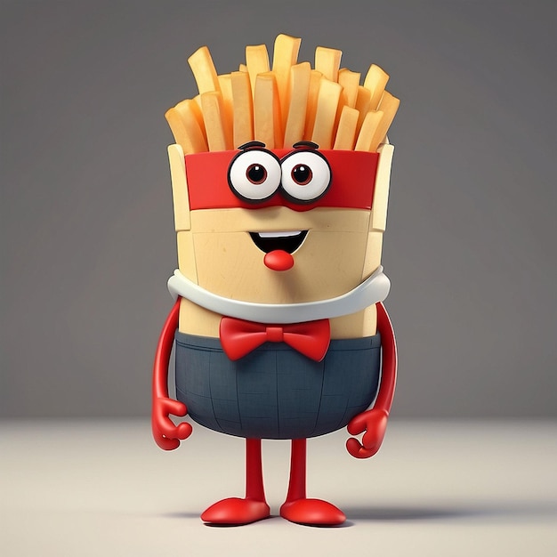 3d friet personage