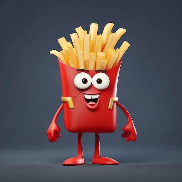 3d friet personage