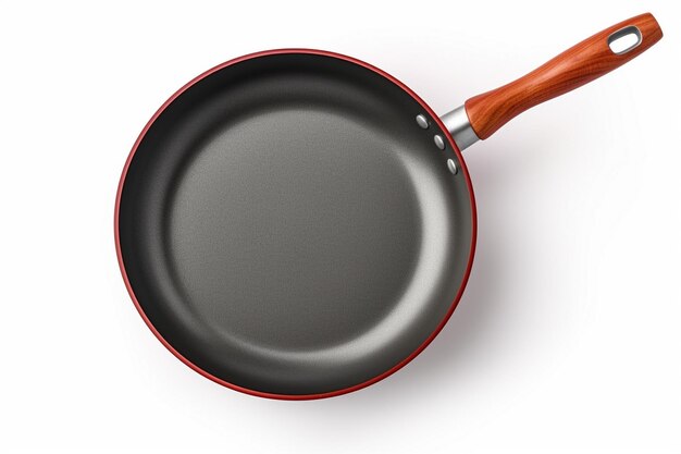 3d frying pan isolated on a white background