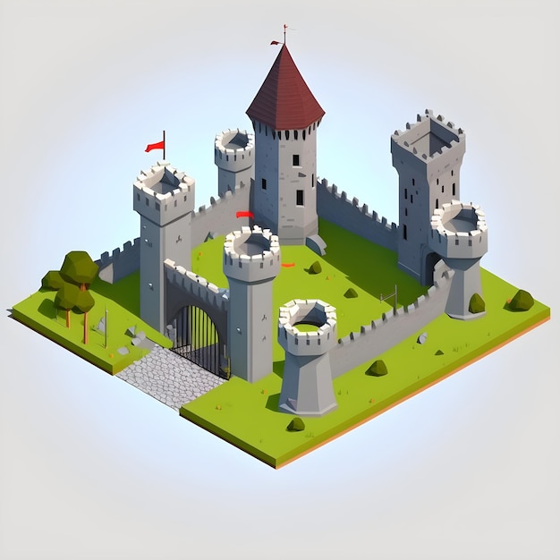 3D Game Asset Designs, 3D-kasteel