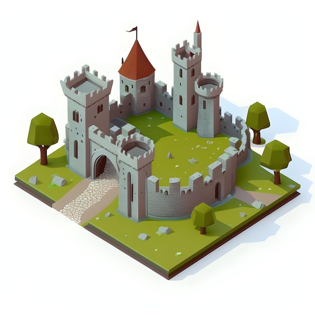 3D Game Asset Designs, 3D-kasteel