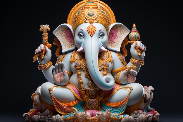 3d Ganesha Ganpati staute