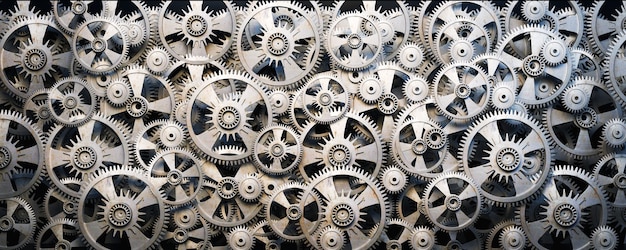 3d gears and cogwheels