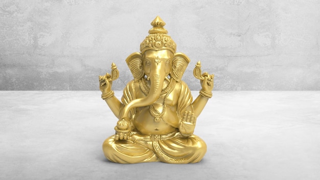 3d geef van heer Ganesh terug