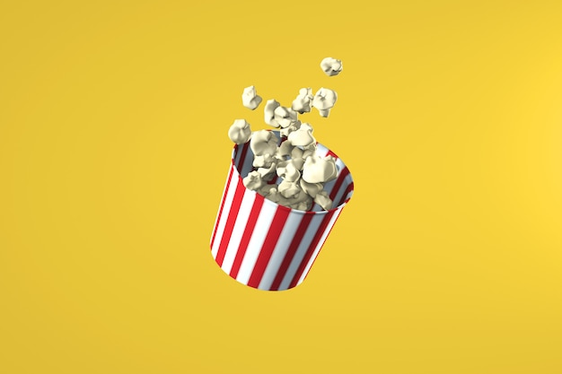 3d geef van popcorndoos terug