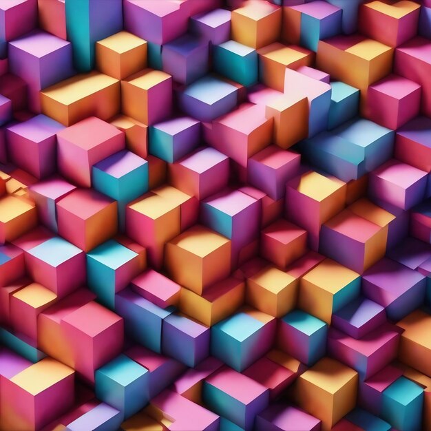 3d geometric abstract background