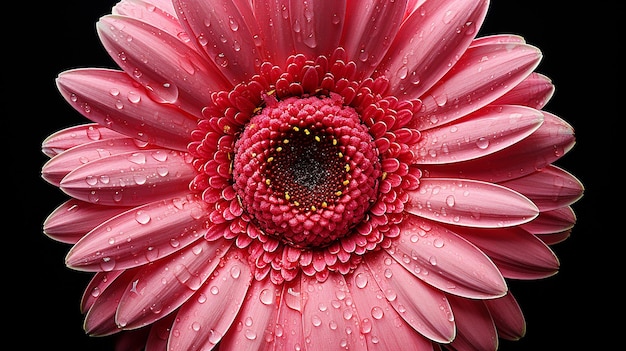 3D-gerenderde foto van een bloemontwerp