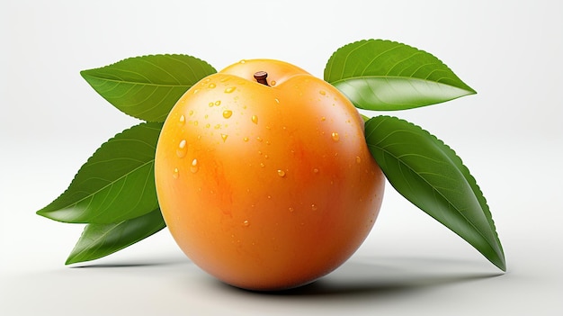 3D gerenderde foto van groenten en fruit karakterontwerp