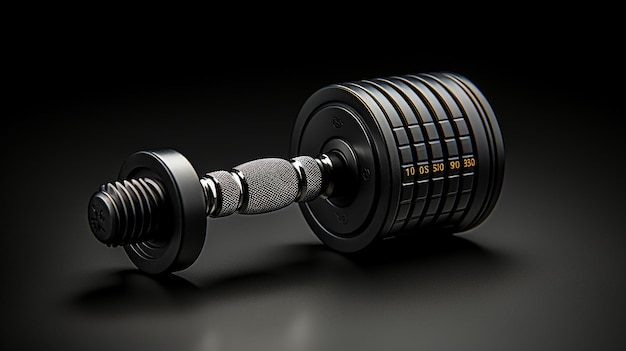 3D gerenderde foto van gym dumbell