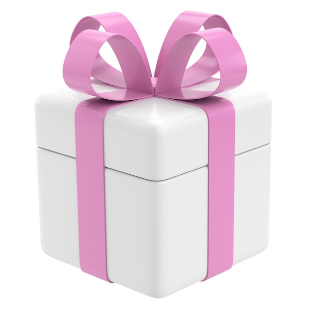 3D gift box 3D illustration