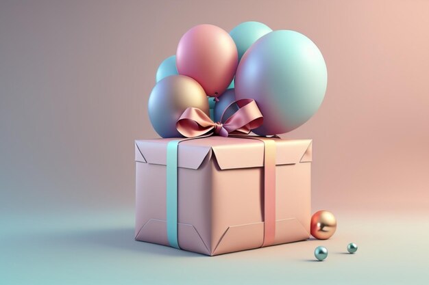 3D Gift box