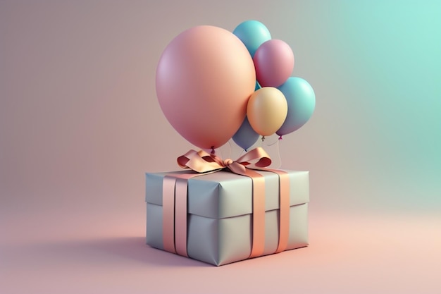 3D Gift box