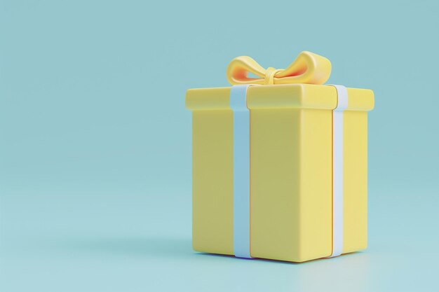 3Dギフトボックス レンダリング