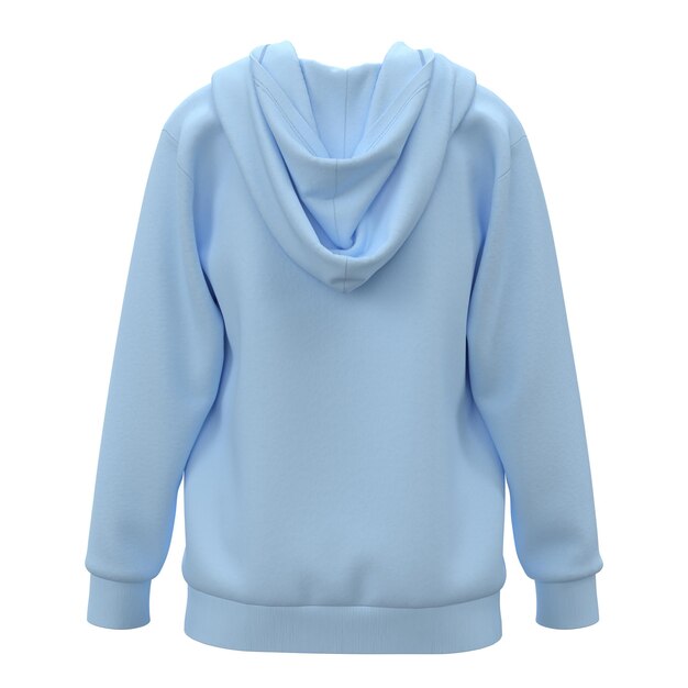 Photo 3d girls hoodie render images multi view