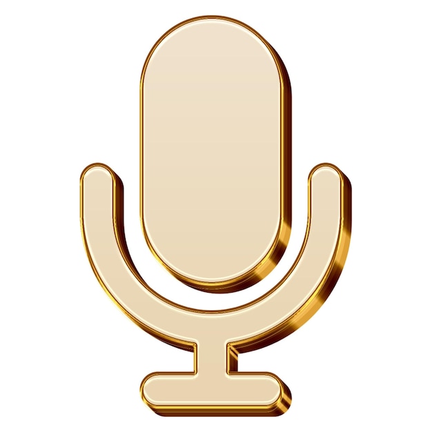 3D goud icoon