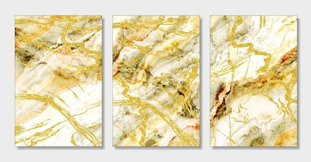 3d gouden en witte abstracte marmeren achtergrond hars geode canvas art wallpaper functionele art