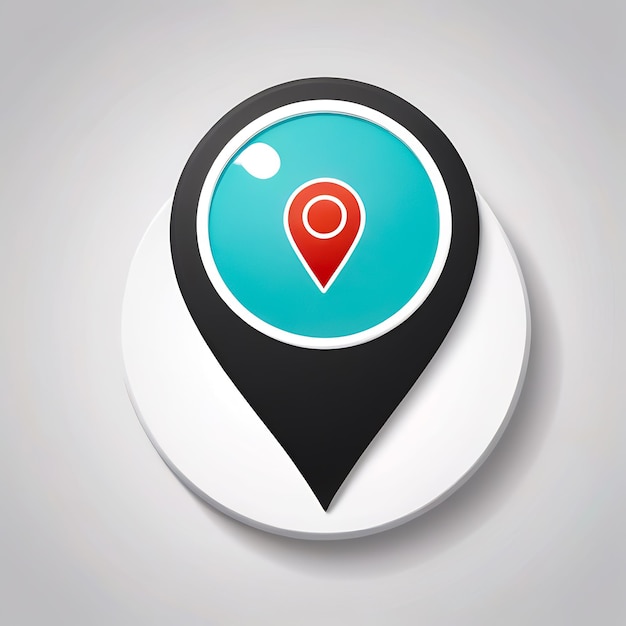 3D GPS アイコン ピンマーカー 地図ポインター