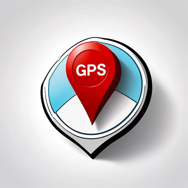 Foto 3d gps icon pin marker location map pointers