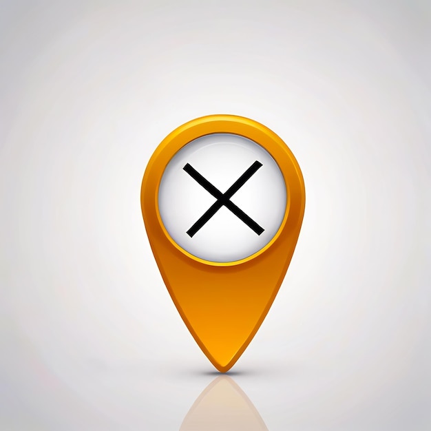 Foto 3d gps icon pin marker location map pointers