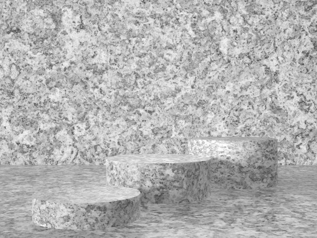 Photo 3d granite rock background