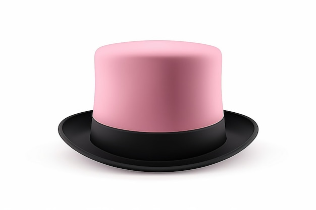 Foto 3d groom39s top hat formale con un bordo elegante