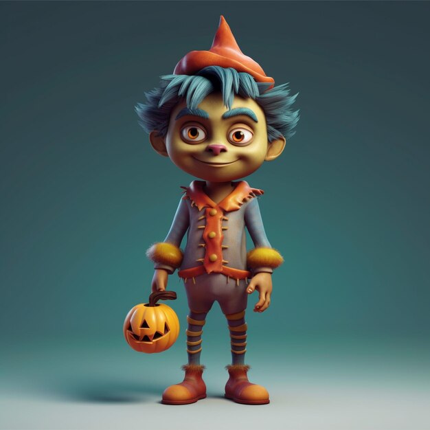 3D Halloween character