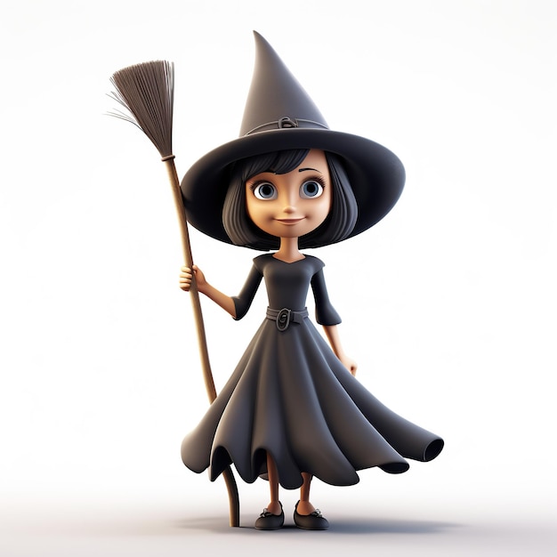 3d Halloween Witch Costume party Character