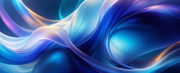 3D HD Abstract Blue Wallpaper Background