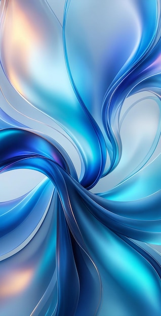 3D HD красивые и красочные стеклянные абстрактные обои Microsoft