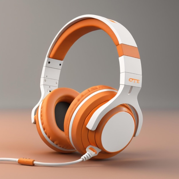 3d Headphone Icon created with generative AI