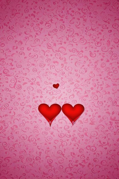 Un cuore 3d con rose per la carta da parati e lo sfondo del tempo d'amore