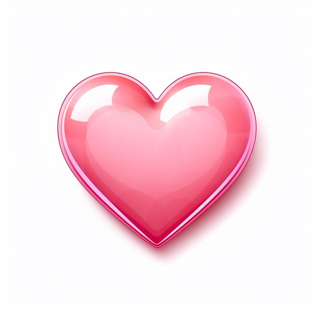 3D Hearts Collection Pink Love Illustrations Transparent Rendering Vector Graphics for Valentine