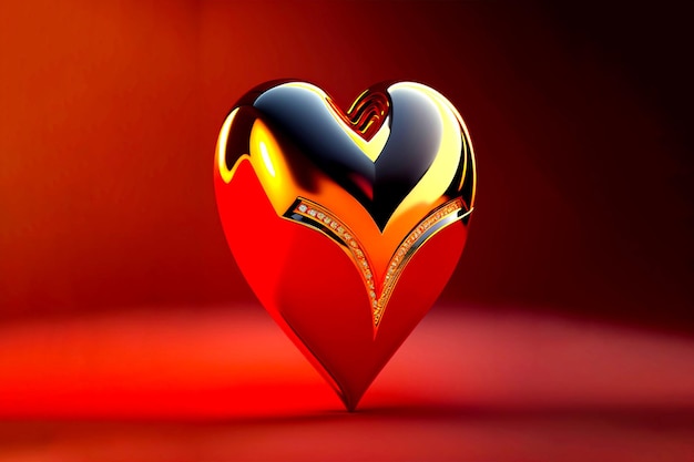 3D Hearts Icon Illustration And Creative Design