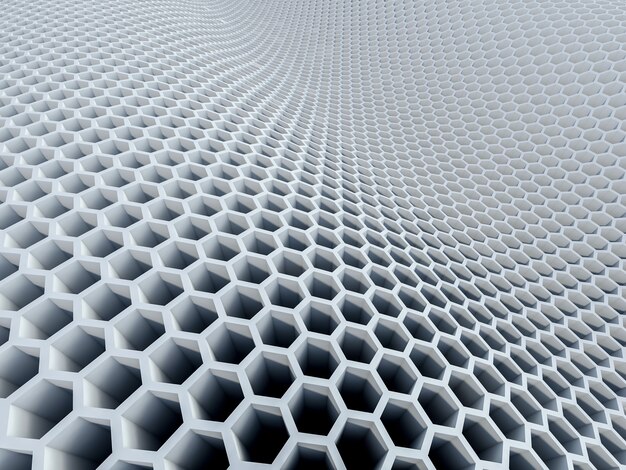 3d hexagon pattern