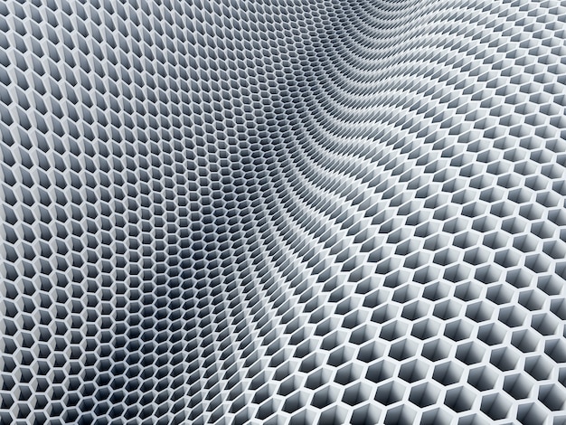 3d hexagon pattern