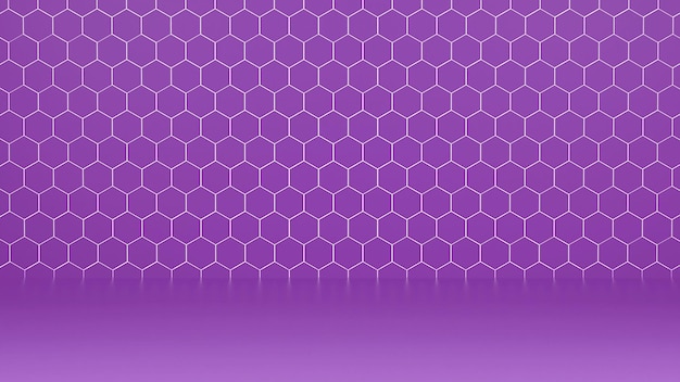 3D Hexagon Seamless Pattern Background Image