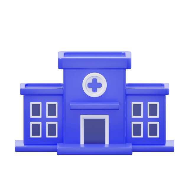 3D Hospital Illustration