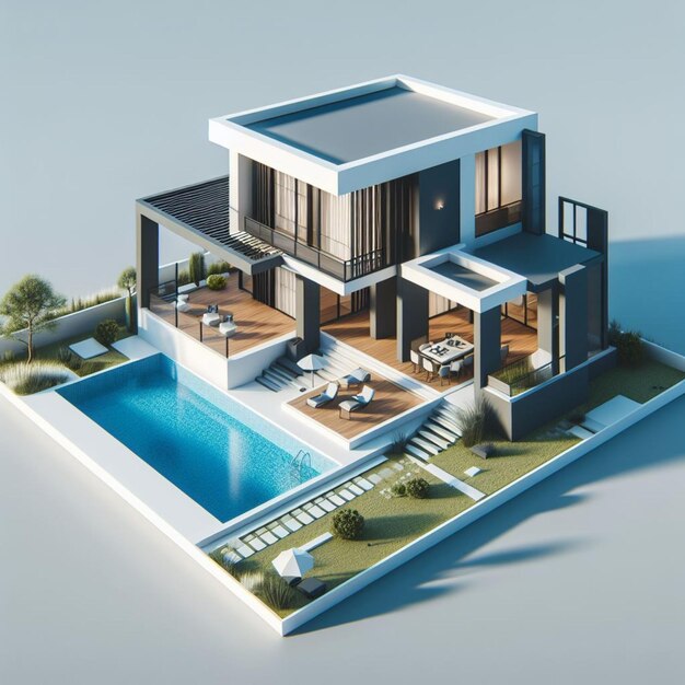 3d house icon