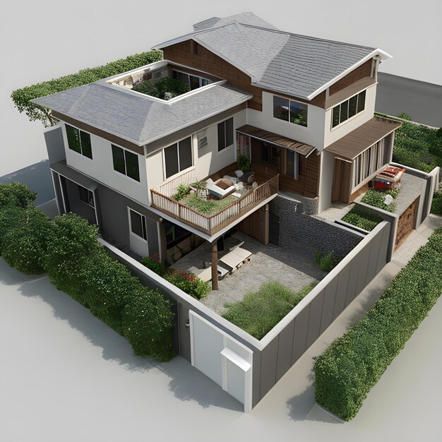 Photo 3d of house model