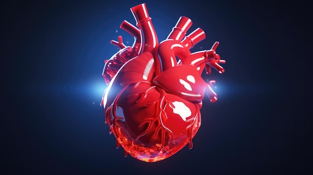 3D Human Heart super realistisch