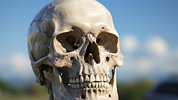 Photo 3d human skeleton photo