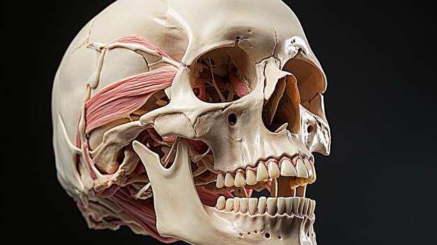 Photo 3d human skeleton photo
