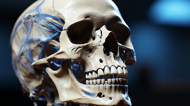 3d human skeleton photo