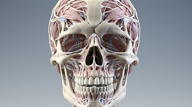 Photo 3d human skeleton photo