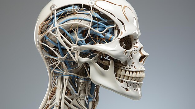 Photo 3d human skeleton photo