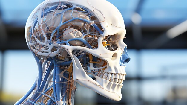 3d human skeleton photo