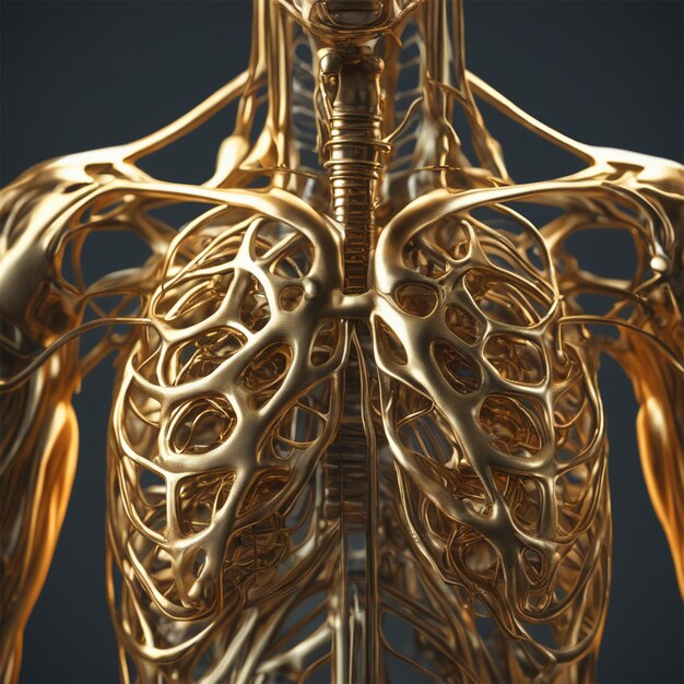 3d humen lungs 32k uhd sharp super focus fine detail perfect image perfect composition