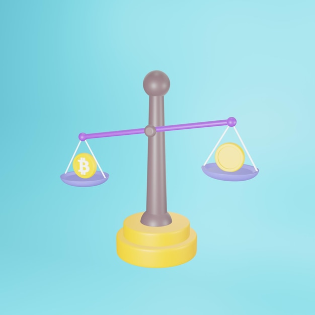 3D Icon Illustration Crypto